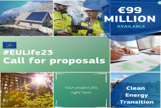 LIFE – Poziv prijelaz na čistu energiju 2023.