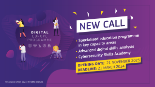 Najava poziva - DIGITAL-2023-SKILLS-05: Napredne digitalne vještine