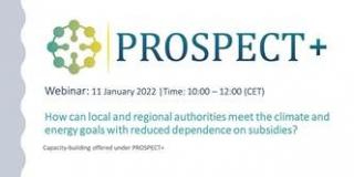 Webinar: Kako lokalne i regionalne vlasti mogu ispuniti klimatske i energetske ciljeve uz smanjenu ovisnost o subvencijama: podrška kroz PROSPECT+