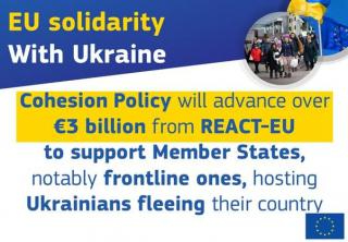 Prijedlog predfinanciranja iz REACT-EU u iznosu od  3,4 milijarde EUR državama članicama koje pomažu izbjeglicama iz Ukrajine